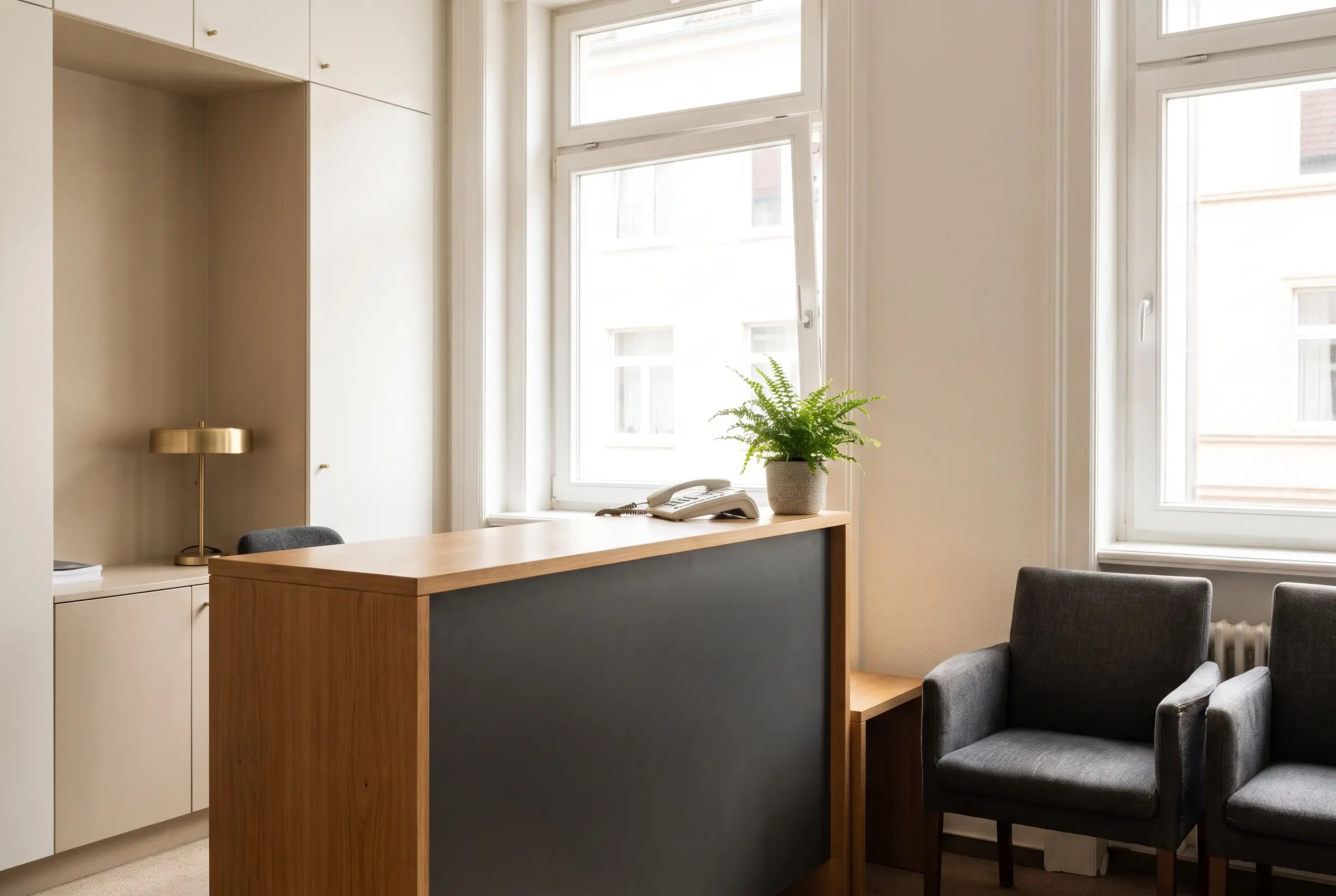 Büro der Objektassistent-Zentrale
